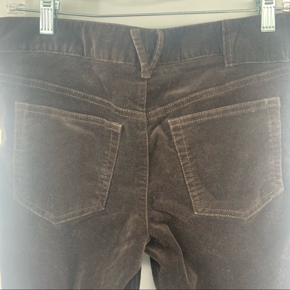 Vince Dark Brown Corduroy Skinny Pants Sz 6 - Picture 5 of 7